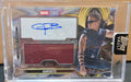 2026 Topps Marvel Vault Autograph Relic 08/50 Jeremy Renner w Stark Penthouse Sofa