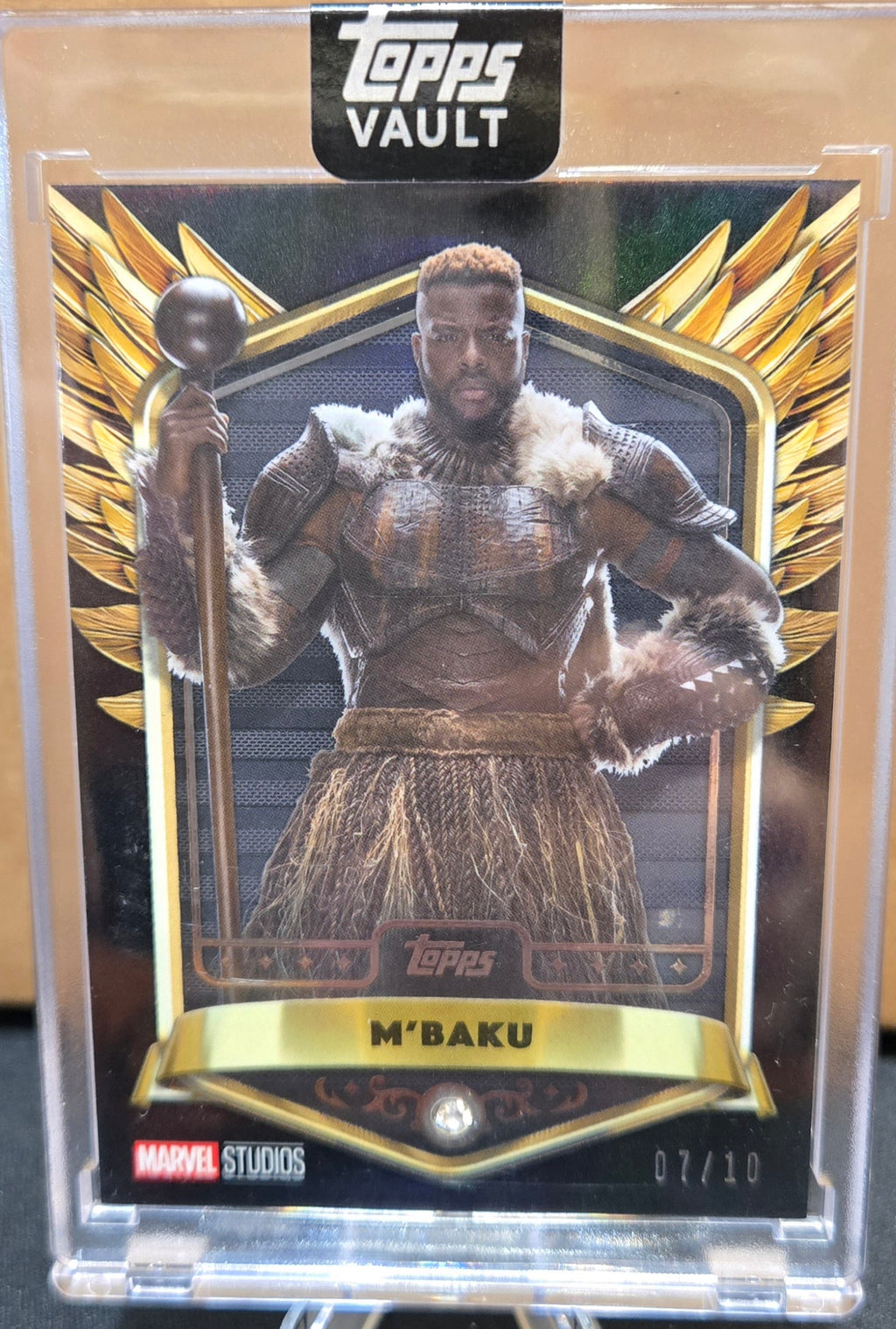 2026 Topps Vault Marvel M'BAKU  Gold 07/10 Diamond