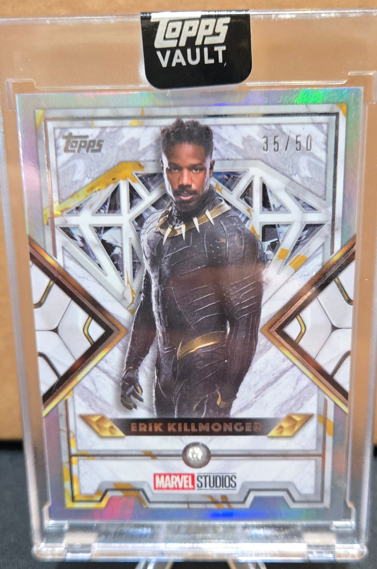 2026 Topps Marvel Vault Erik Killmonger Diamonds 35/50