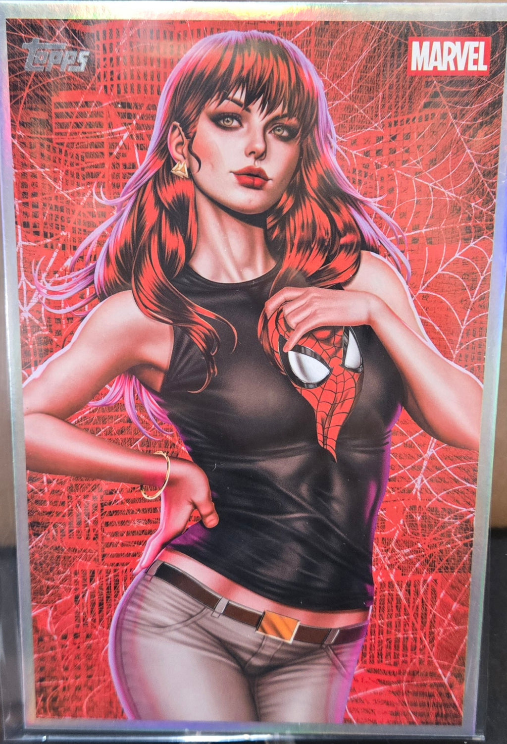 2026 Topps Marvel Vault Box Topper Originals Mary Jane Art Card by Ariel Diaz