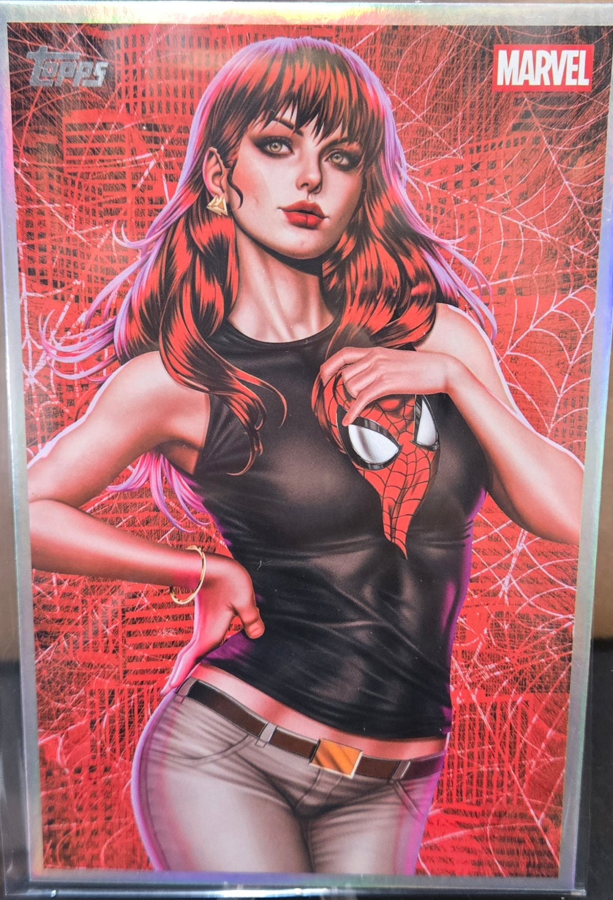 2026 Topps Marvel Vault Box Topper Originals Mary Jane Art Card by Ariel Diaz