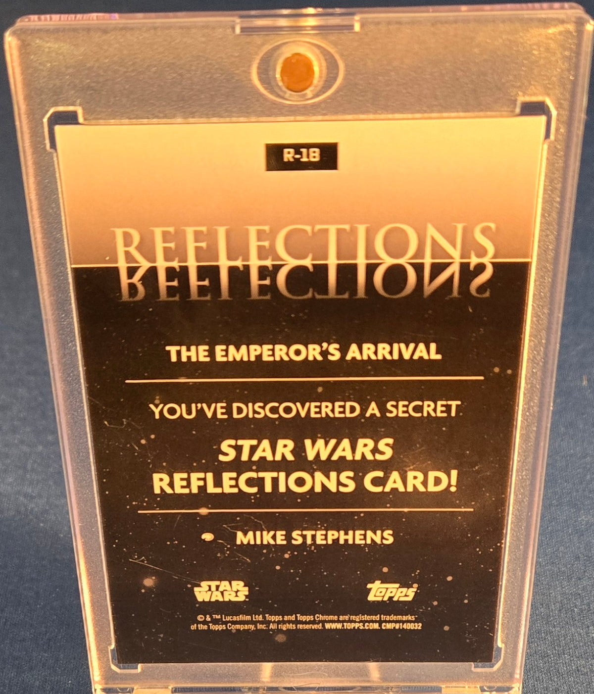 Topps Chrome 2026 Star Wars Reflections R-18 The Emperor's Arrival Crimson Guard