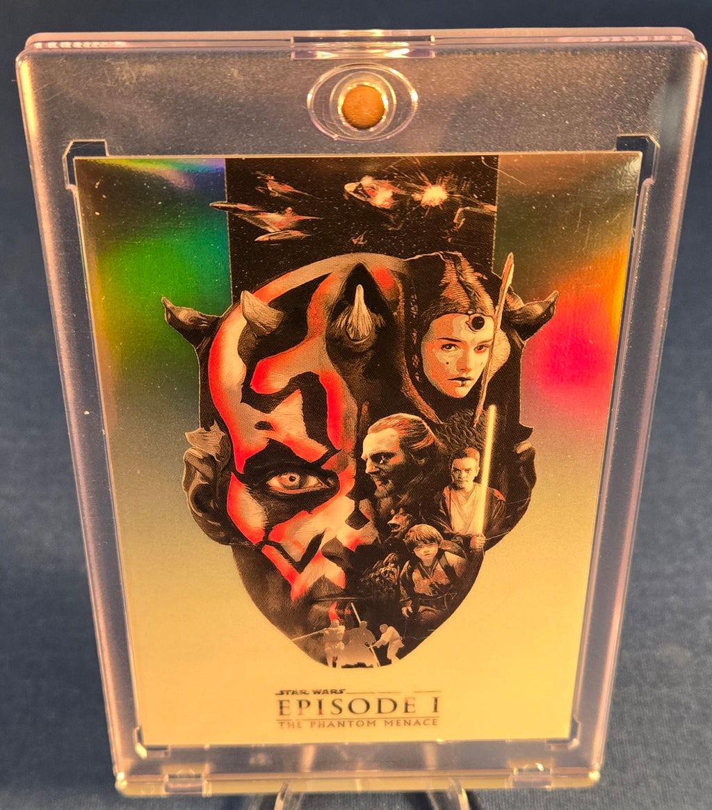 2026 Topps Chrome Star Wars Eras E-1 The First SSP Darth Maul Phantom Menace
