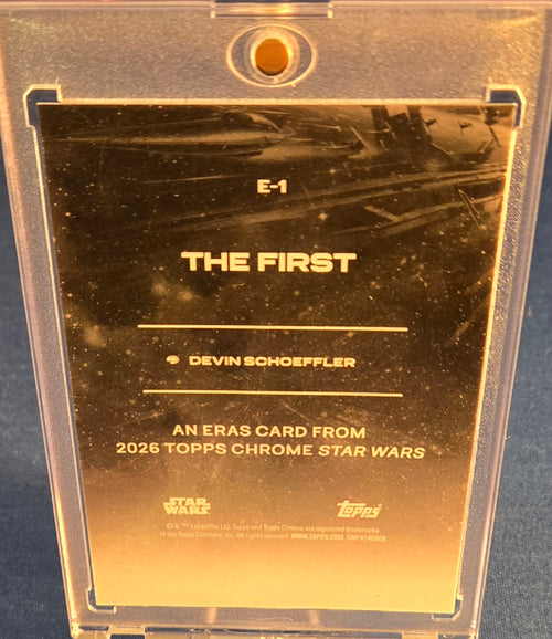 2026 Topps Chrome Star Wars Eras E-1 The First SSP Darth Maul Phantom Menace
