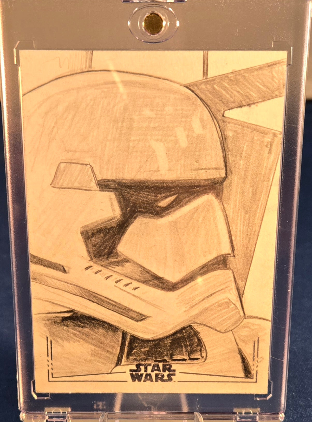 Topps 2026 Star Ward Chrome Storm trooper Sketch 1/1