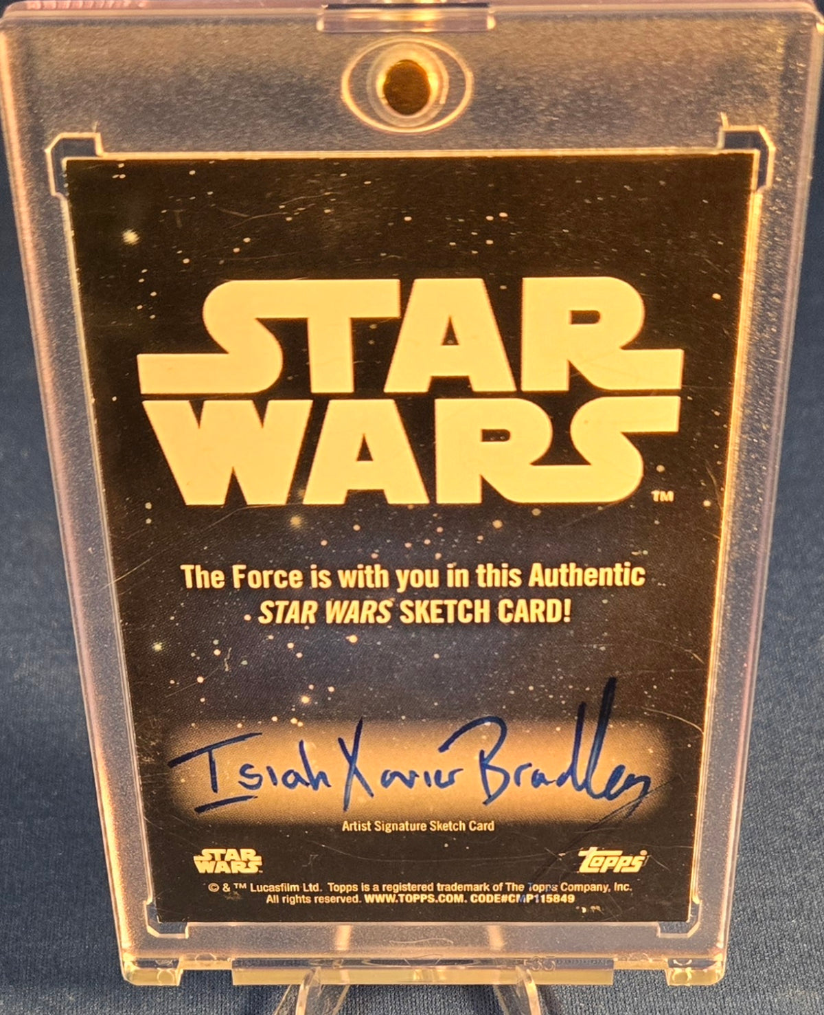 Topps 2026 Star Ward Chrome Storm trooper Sketch 1/1