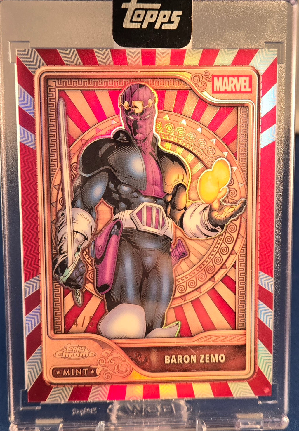 Topps Marvel Mint 2026 Baron Zemo Encased /5