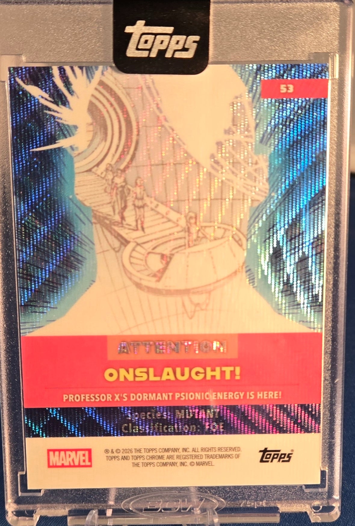 2026 Topps Marvel Mint Onslaught Cerebro /99