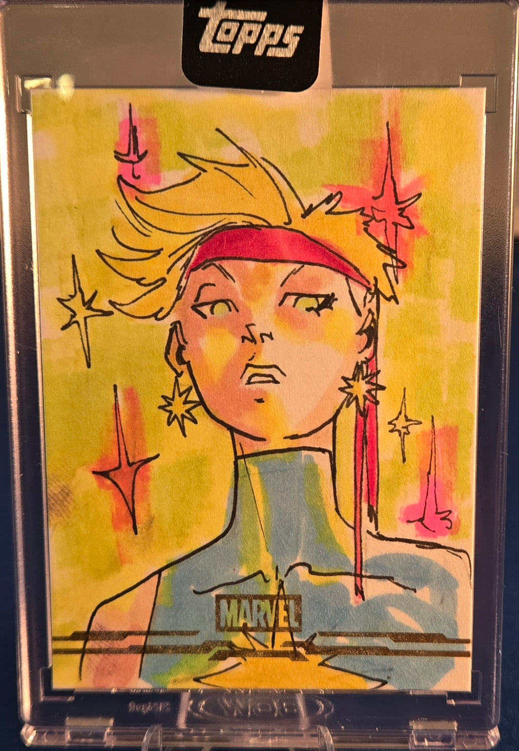 Topps 2026 Marvel Mint Original Sketch DAZZLER by Micelli Encased