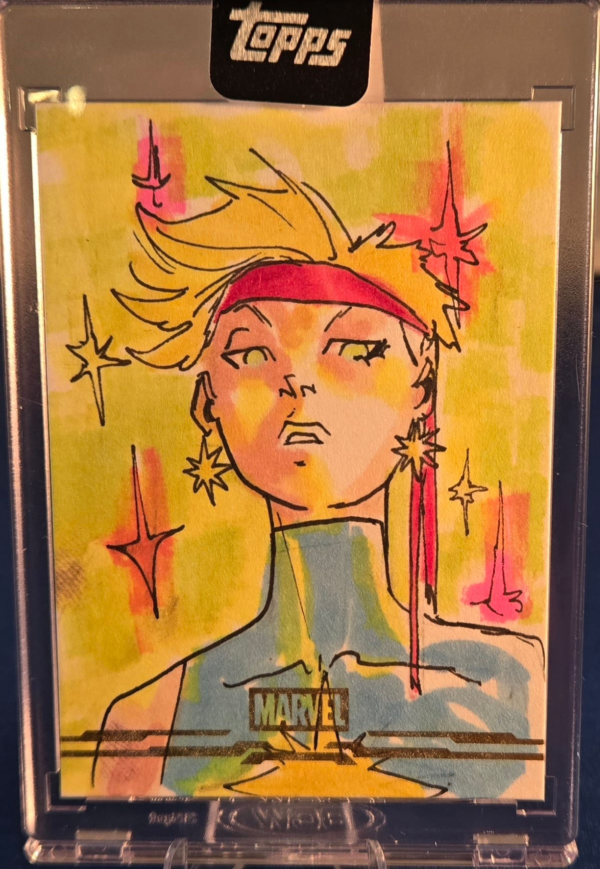 Topps 2026 Marvel Mint Original Sketch DAZZLER by Micelli Encased