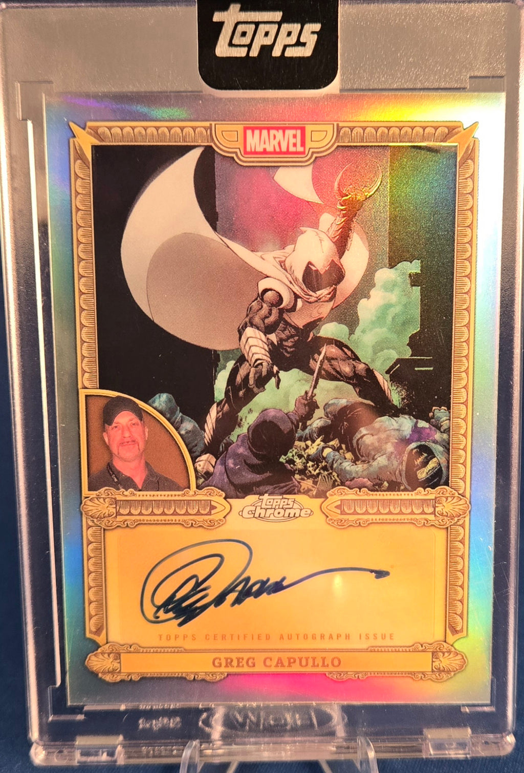 Topps 2026 Mint Marvel Chrome Autograph Greg Capullo Moon Knight CA-GC