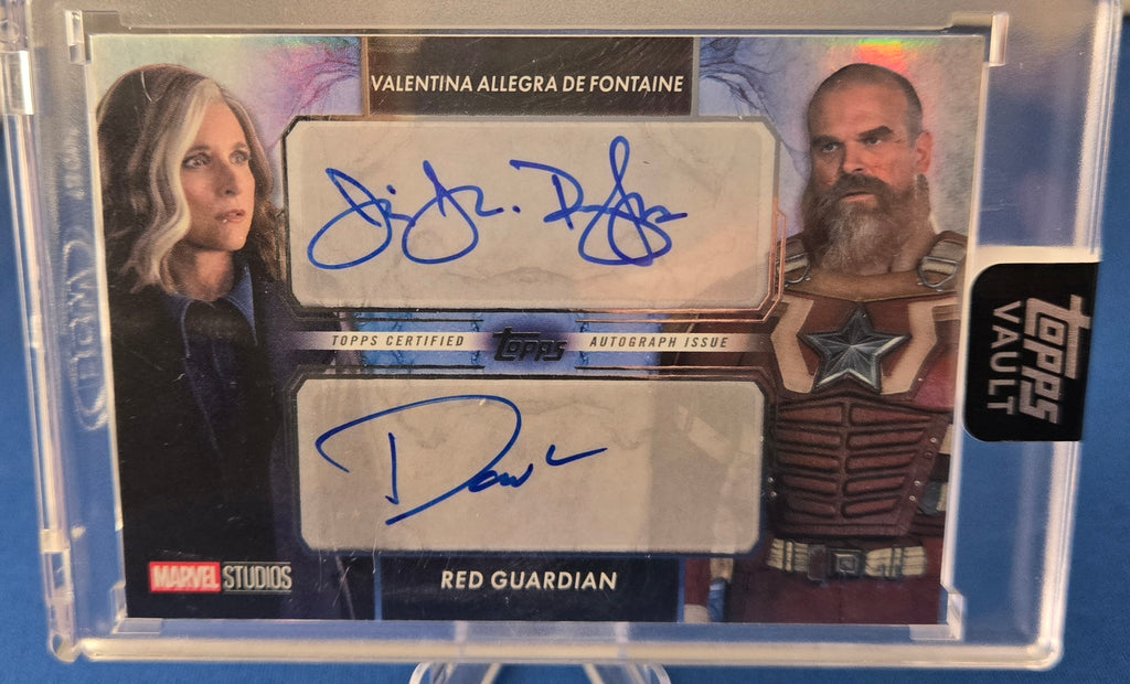 David Harbour Julia Louis-Dreyfus 2026 Topps Marvel Vault #MD-JD 18/25
