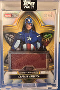 Topps Marvel Vault 2026 Captain America Chris Evans Relic /50 Card #VR-16