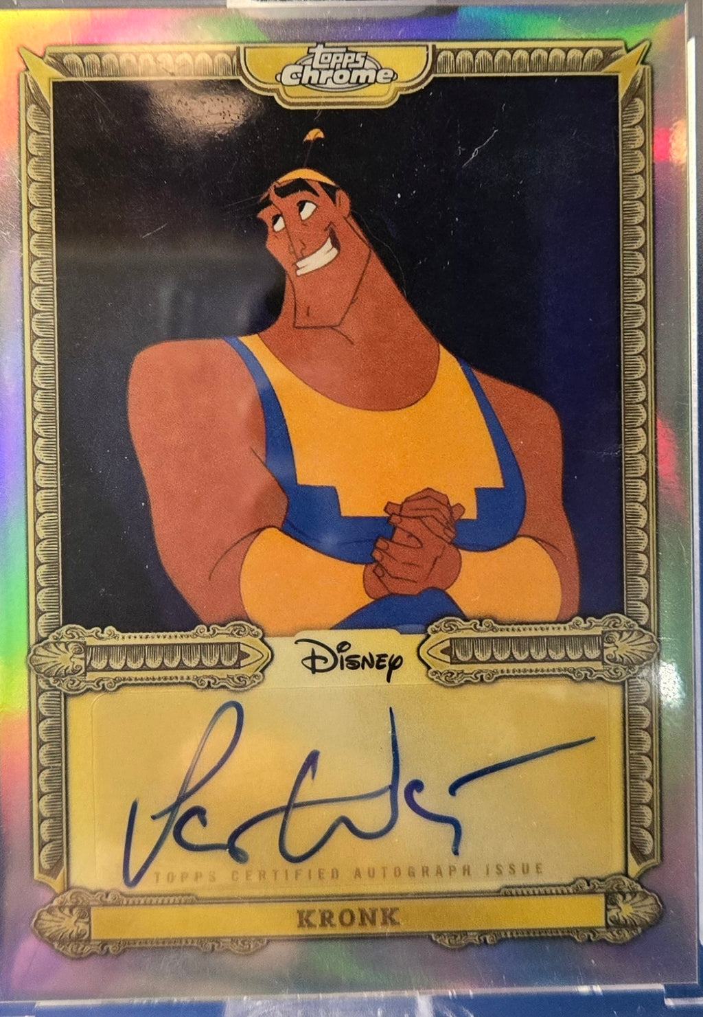 2026 Topps Disney Mint Autograph Kronk Patrick Warburton CA-PW