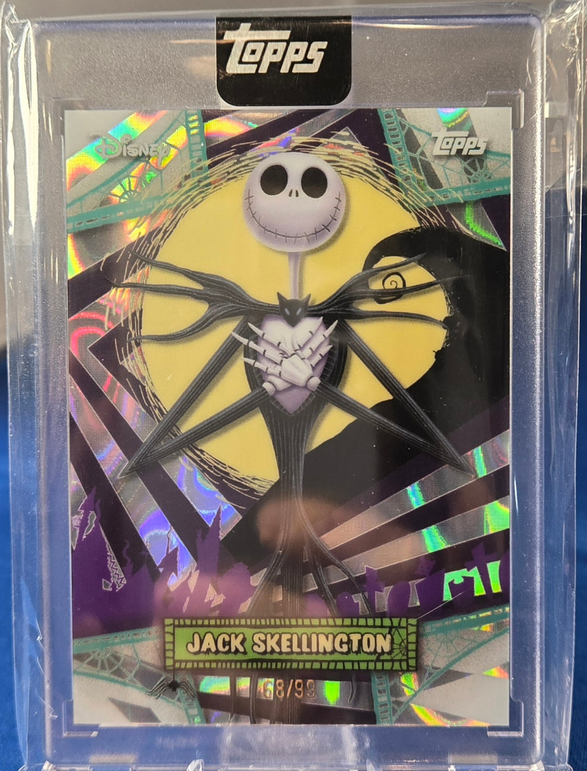 NYCC Disney Mint Topps 2026 Jack Skellington 68/99 NBC 1st Appearance Exclusive