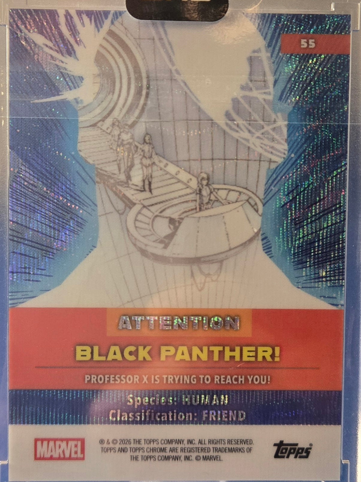 Topps 2026 Mint Marvel Black Panther Cerebro Encased Card /99