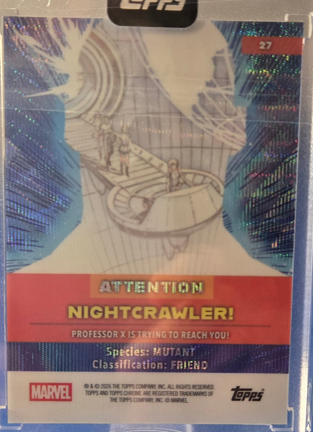 Topps 2026 Mint Marvel Nightcrawler Cerebro  /99