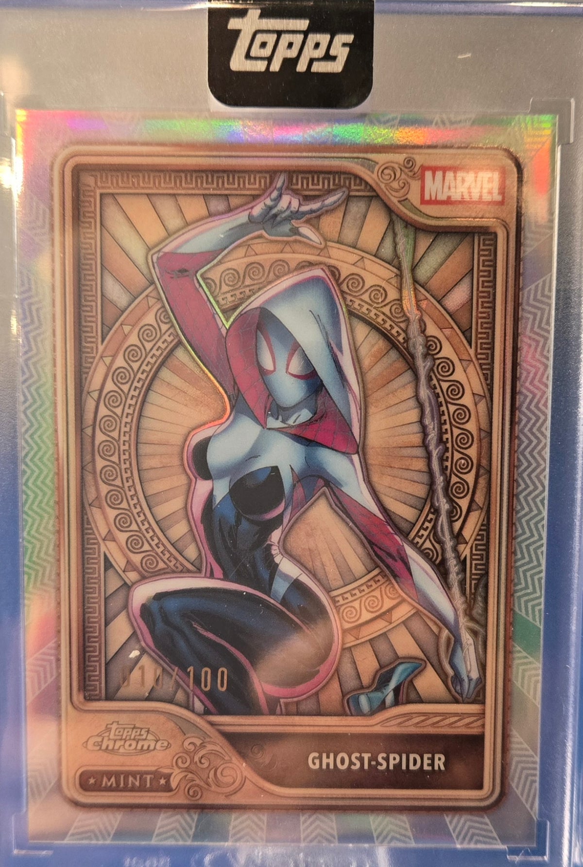 2026 Topps Marvel Mint Ghost-Spider Blue Parallel /100