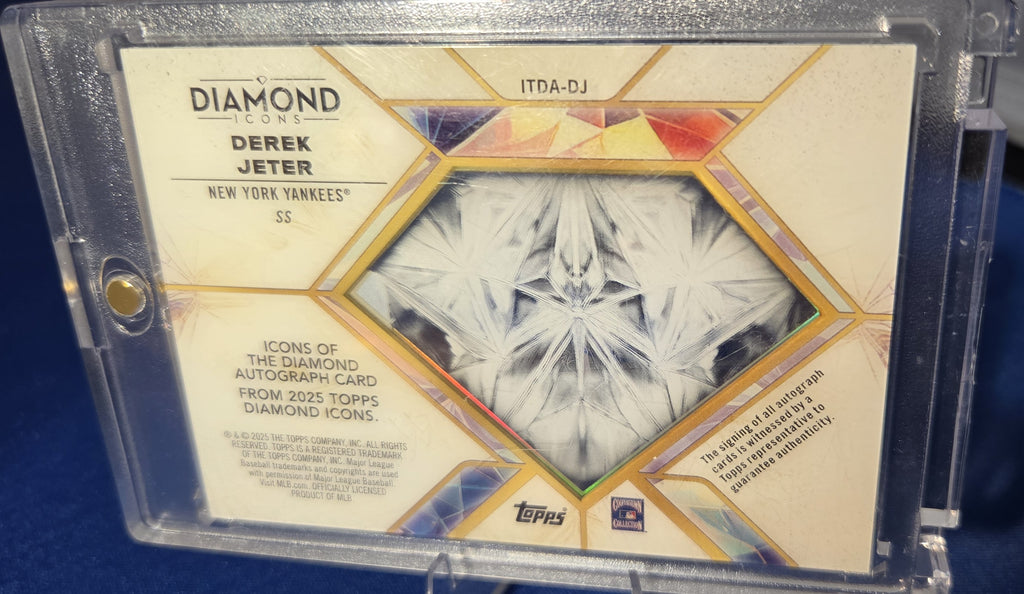 2025 TOPPS DIAMOND ICONS DEREK JETER AUTOGRAPH SUPERFRACTOR SSP 1/1