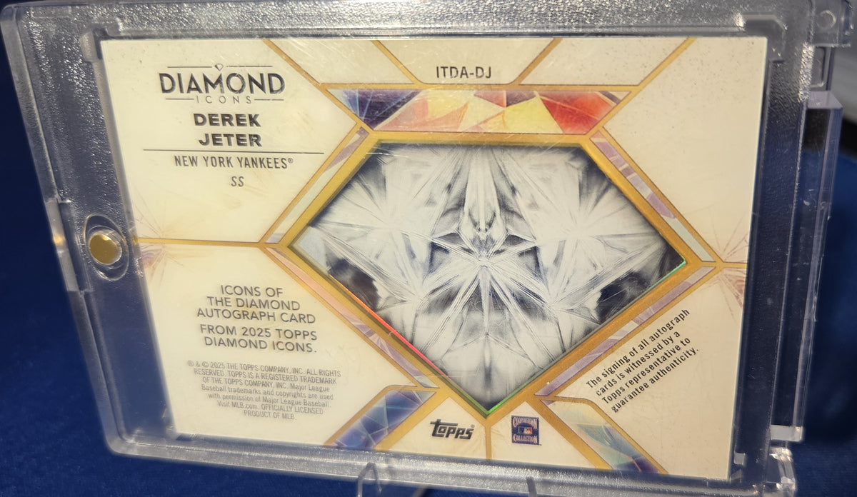 2025 TOPPS DIAMOND ICONS DEREK JETER AUTOGRAPH SUPERFRACTOR SSP 1/1