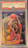 1998 Topps East/West Michael Jordan and Kobe Bryant, PSA 10 Gem Mint, Grail Card